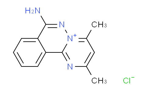 CAS No. 54752-92-0, 2,4-dimethylpyrimido[2,1-a]phthalazin-5-ium-7-amine;chloride