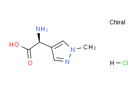 CAS No. 2227198-29-8, (2S)-2-amino-2-(1-methyl-1H-pyrazol-4-yl)acetic acid hydrochloride