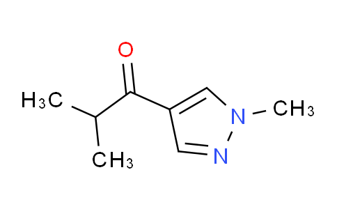 CAS No. 1152818-90-0, 2-methyl-1-(1-methyl-1H-pyrazol-4-yl)propan-1-one