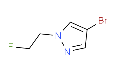 CAS No. 1049730-35-9, 4-bromo-1-(2-fluoroethyl)-1H-pyrazole
