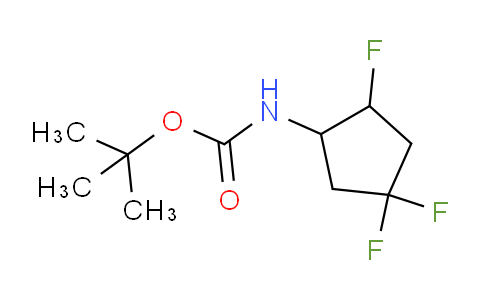 CAS No. 2227205-41-4, tert-butyl N-(2,4,4-trifluorocyclopentyl)carbamate