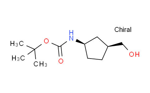 CAS No. 167081-31-4, tert-butyl N-[cis-3-(hydroxymethyl)cyclopentyl]carbamate