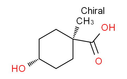 CAS No. 76657-91-5, trans-4-hydroxy-1-methylcyclohexane-1-carboxylic acid