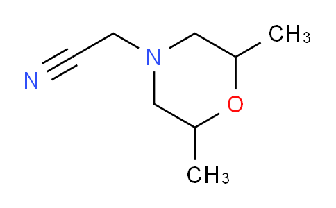 CAS No. 790626-46-9, 2-(2,6-dimethylmorpholin-4-yl)acetonitrile