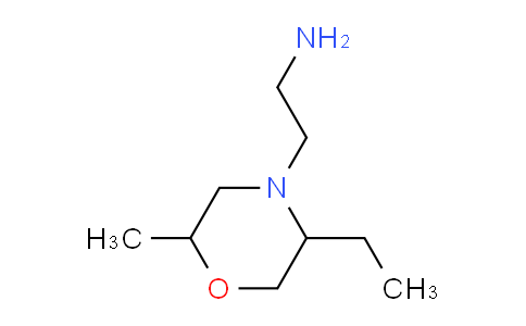 CAS No. 1216298-73-5, 2-(5-ethyl-2-methylmorpholin-4-yl)ethan-1-amine