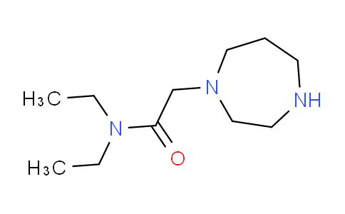 CAS No. 87055-46-7, 2-(1,4-diazepan-1-yl)-N,N-diethylacetamide