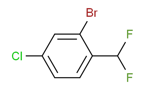 CAS No. 1261476-50-9, 2-bromo-4-chloro-1-(difluoromethyl)benzene