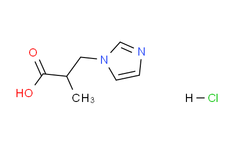 CAS No. 1365836-85-6, 3-(1H-imidazol-1-yl)-2-methylpropanoic acid hydrochloride