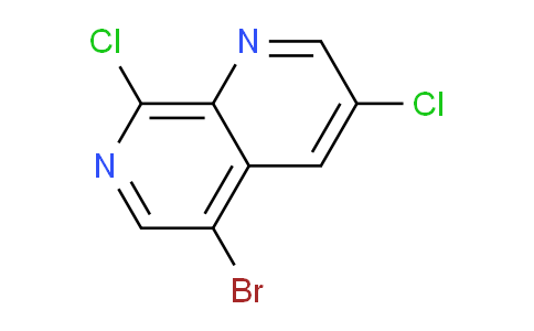 CAS No. 1600513-24-3, 5-bromo-3,8-dichloro-1,7-naphthyridine