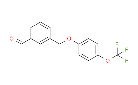 CAS No. 1443310-81-3, 3-{[4-(trifluoromethoxy)phenoxy]methyl}benzaldehyde