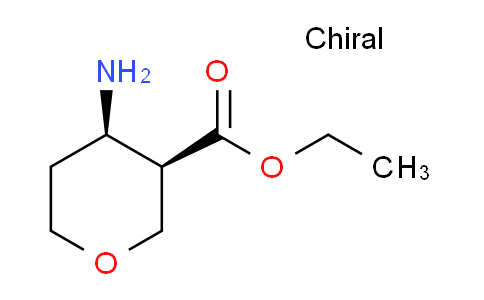 CAS No. 503166-49-2, ethyl (3R,4R)-4-aminooxane-3-carboxylate