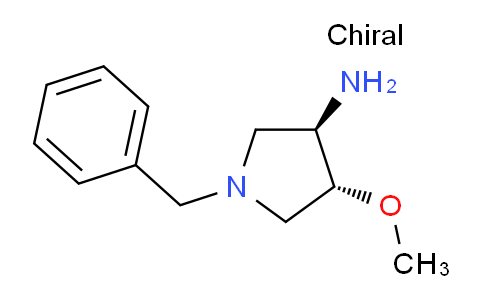 CAS No. 174847-56-4, (3R,4R)-1-benzyl-4-methoxy-pyrrolidin-3-amine