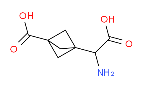 CAS No. 691001-81-7, 3-[amino(carboxy)methyl]bicyclo[1.1.1]pentane-1-carboxylic acid