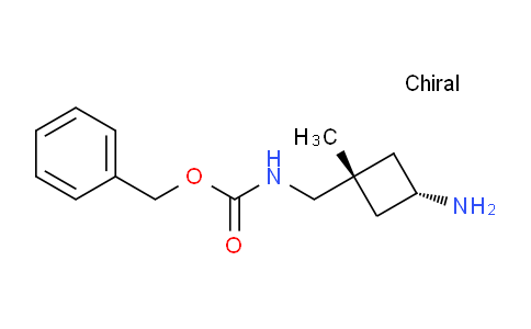 CAS No. 2227198-52-7, benzyl N-{[cis-3-amino-1-methylcyclobutyl]methyl}carbamate