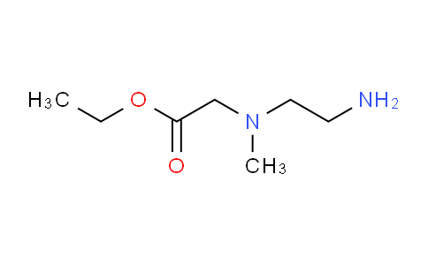CAS No. 690953-90-3, ethyl 2-[2-aminoethyl(methyl)amino]acetate