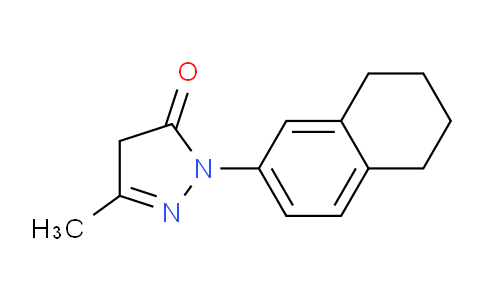 CAS No. 109688-65-5, 3-Methyl-1-(5,6,7,8-tetrahydronaphthalen-2-yl)-1H-pyrazol-5(4H)-one