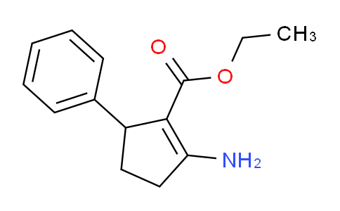 CAS No. 932400-40-3, ethyl 2-amino-5-phenylcyclopentene-1-carboxylate