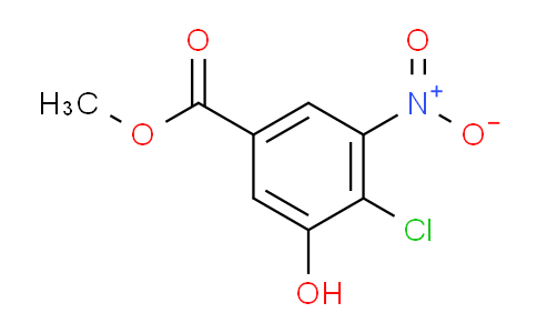 CAS No. 180031-12-3, methyl 4-chloro-3-hydroxy-5-nitrobenzoate