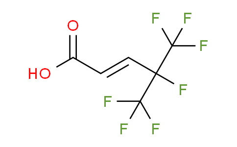 CAS No. 243139-64-2, (E)-4,5,5,5-tetrafluoro-4-(trifluoromethyl)pent-2-enoic acid