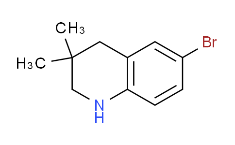 CAS No. 184041-19-8, 6-bromo-3,3-dimethyl-2,4-dihydro-1H-quinoline
