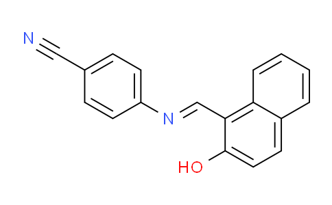 CAS No. 77761-38-7, 4-[(2-hydroxynaphthalen-1-yl)methylideneamino]benzonitrile