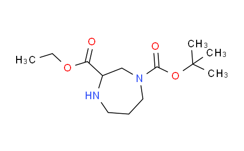 CAS No. 850786-99-1, O1-tert-butyl O3-ethyl 1,4-diazepane-1,3-dicarboxylate