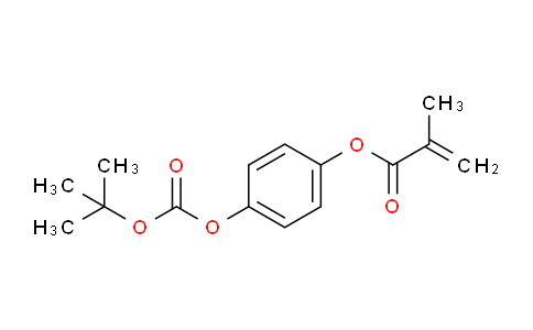 CAS No. 136855-97-5, 4-((tert-butoxycarbonyl)oxy)phenyl methacrylate