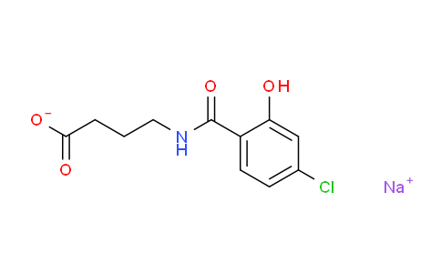 CAS No. 387825-07-2, sodium;4-[(4-chloro-2-hydroxybenzoyl)amino]butanoate