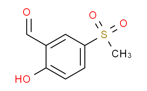 CAS No. 632628-02-5, 2-hydroxy-5-methylsulfonylbenzaldehyde