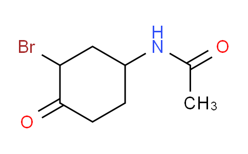 CAS No. 687639-03-8, N-(3-bromo-4-oxocyclohexyl)acetamide