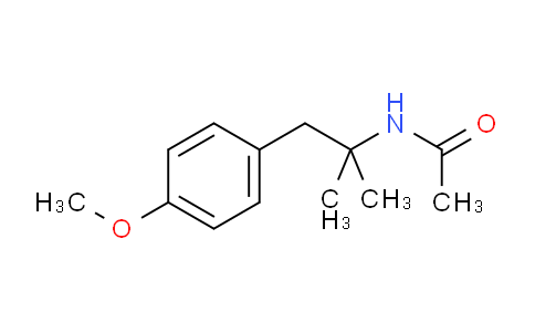 CAS No. 926319-54-2, N-[1-(4-methoxyphenyl)-2-methylpropan-2-yl]acetamide