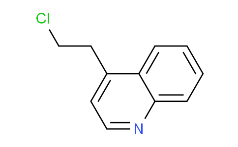 CAS No. 756461-02-6, 4-(2-chloroethyl)quinolin