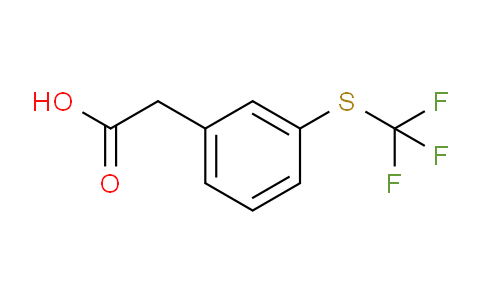 CAS No. 239080-04-7, 2-[3-(trifluoromethylsulfanyl)phenyl]acetic acid
