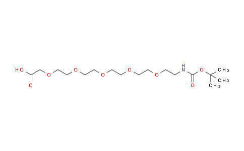 CAS No. 890152-41-7, 2-[2-[2-[2-[2-[2-[(2-methylpropan-2-yl)oxycarbonylamino]ethoxy]ethoxy]ethoxy]ethoxy]ethoxy]acetic acid