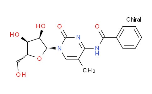 CAS No. 160107-15-3, N-[1-[(2R,3R,4S,5R)-3,4-dihydroxy-5-(hydroxymethyl)oxolan-2-yl]-5-methyl-2-oxopyrimidin-4-yl]benzamide