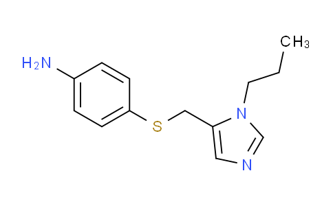 CAS No. 597583-17-0, 4-[(3-propylimidazol-4-yl)methylsulfanyl]aniline