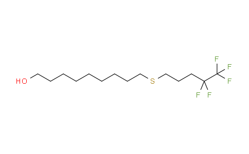 CAS No. 511545-94-1, 9-(4,4,5,5,5-pentafluoropentylsulfanyl)nonan-1-ol