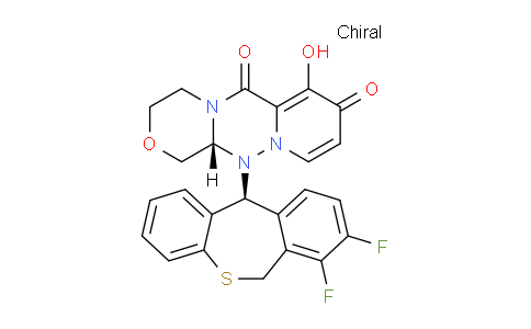1985605-59-1 | (3R)-2-[(11S)-7,8-difluoro-6,11-dihydrobenzo[c][1]benzothiepin-11-yl]-11-hydroxy-5-oxa-1,2,8-triazatricyclo[8.4.0.03,8]tetradeca-10,13-diene-9,12-dione