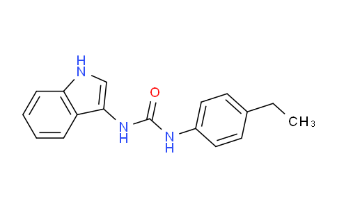 CAS No. 941987-60-6, 1-(4-ethylphenyl)-3-(1H-indol-3-yl)urea