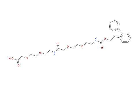 CAS No. 560088-89-3, 2-[2-[2-[[2-[2-[2-(9H-fluoren-9-ylmethoxycarbonylamino)ethoxy]ethoxy]acetyl]amino]ethoxy]ethoxy]acetic acid