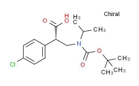 CAS No. 1001179-33-4, (2S)-2-(4-chlorophenyl)-3-[(2-methylpropan-2-yl)oxycarbonyl-propan-2-ylamino]propanoic acid