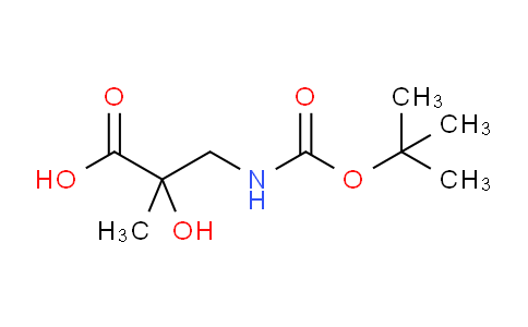 CAS No. 182571-08-0, Propanoic acid, 3-[[(1,1-dimethylethoxy)carbonyl]amino]-2-hydroxy-, methyl