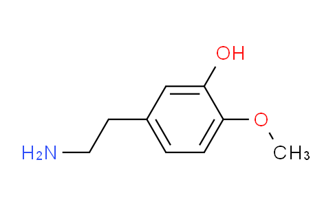 CAS No. 3213-30-7, 3-hydroxy-4-methoxyphenethylamine