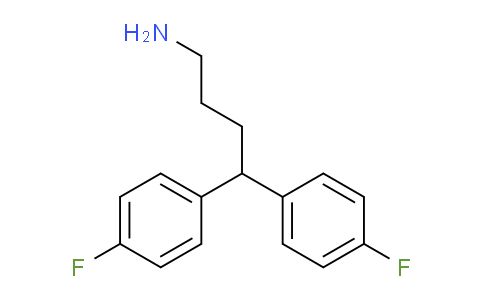 CAS No. 64630-52-0, 4,4-bis(4-fluorophenyl)butan-1-amine