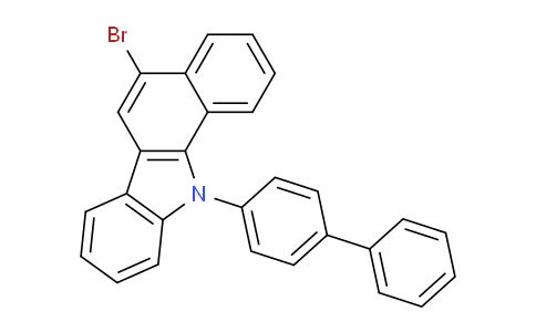 CAS No. 1210469-09-2, 5-bromo-11-phenyl-11H-benzo[a]carbazole