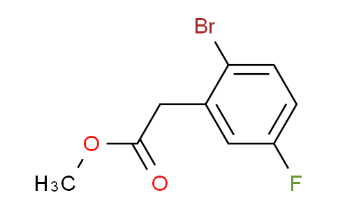 CAS No. 1069115-12-3, methyl 2-(2-bromo-5-fluorophenyl)acetate