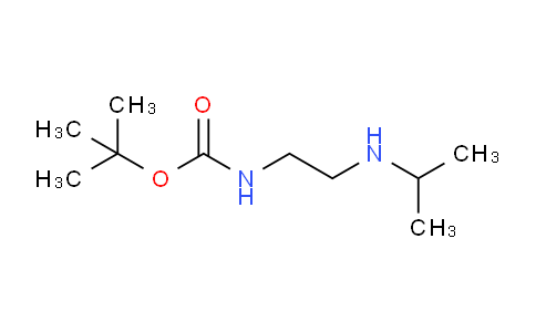 CAS No. 320580-88-9, tert-butyl N-[2-(propan-2-ylamino)ethyl]carbamate