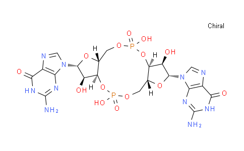 CAS No. 61093-23-0, 2-amino-9-[(1S,6R,8R,9R,10S,15R,17R,18R)-17-(2-amino-6-oxo-1H-purin-9-yl)-3,9,12,18-tetrahydroxy-3,12-dioxo-2,4,7,11,13,16-hexaoxa-3lambda5,12lambda5-diphosphatricyclo[13.3.0.06,10]octadecan-8-yl]-1H-purin-6-one