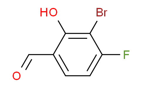 CAS No. 856076-73-8, 3-bromo-4-fluoro-2-hydroxybenzaldehyde