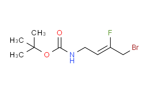 CAS No. 1098972-51-0, tert-butyl N-[(Z)-4-bromo-3-fluorobut-2-enyl]carbamate